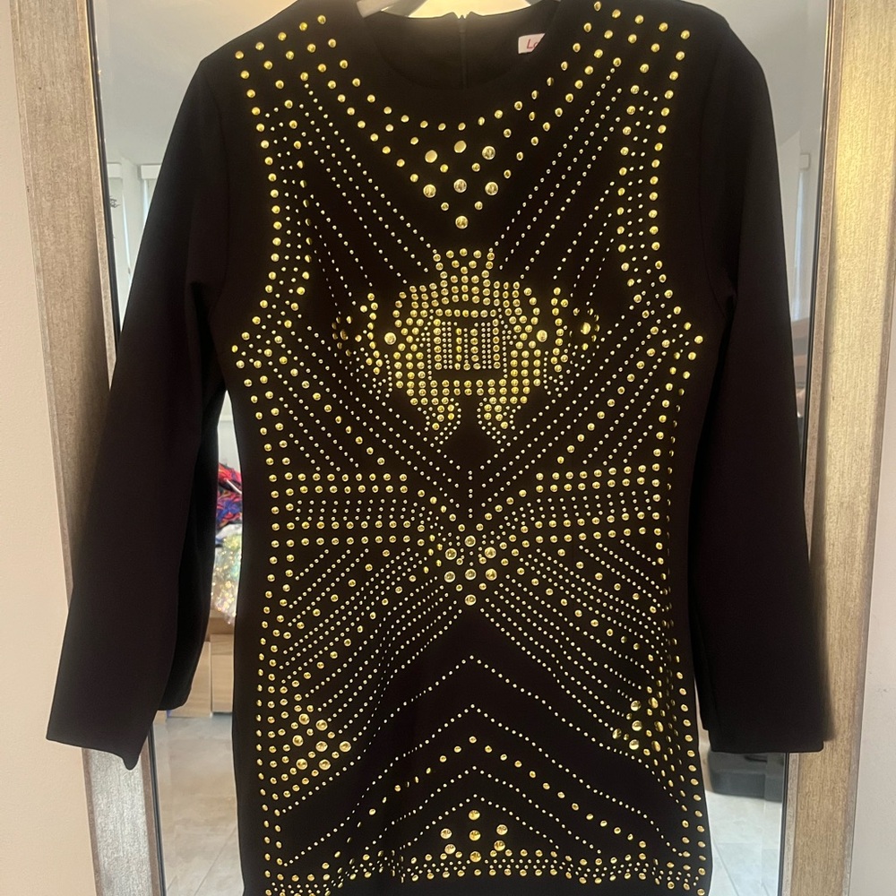 Black Studded Dress